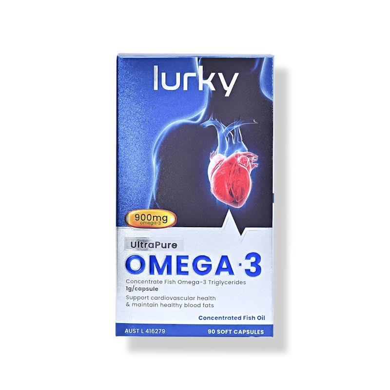 Load image into Gallery viewer, Lurky Ultra Pure Omega 3 Fish Oil 90 Capsules
