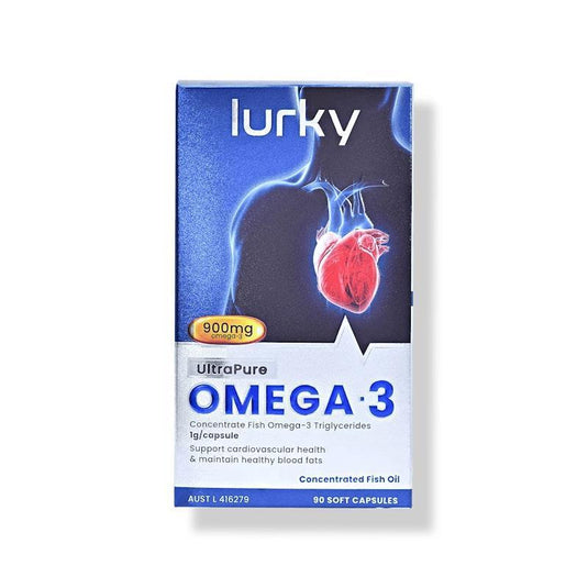 Lurky Ultra Pure Omega 3 Fish Oil 90 Capsules