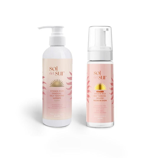 Sol del Sur Self Tan Glow Duo - Medium Dark Bundle