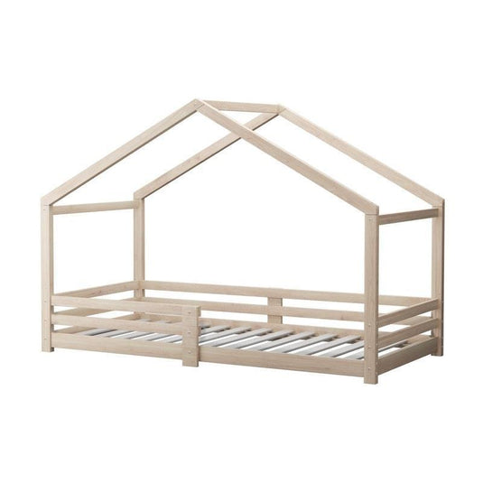 Oikiture Bed Frame Wooden Timber House Frame Single