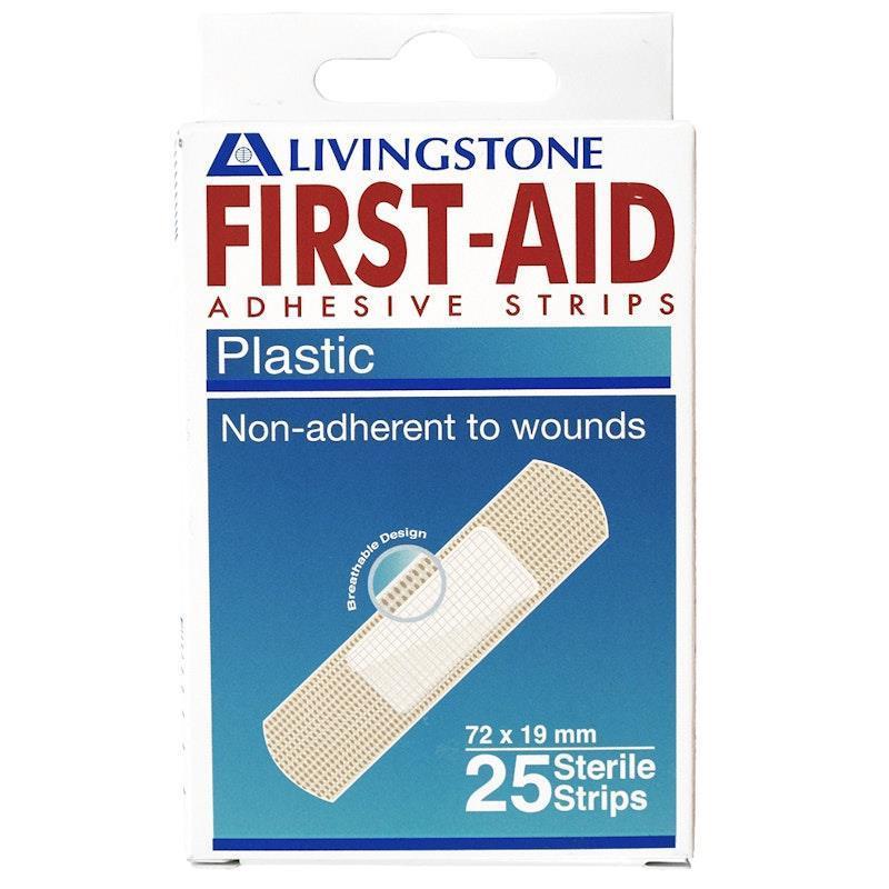 Load image into Gallery viewer, Livingstone Superior Adhesive Recyclable Plastic Strips 72 x 19mm 25 Pieces/Box
