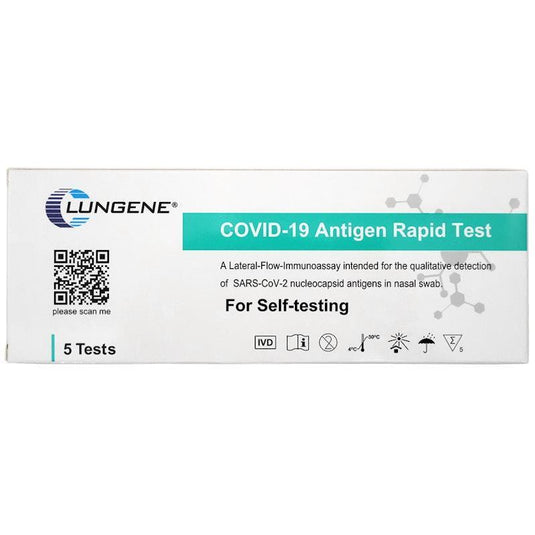 CLUNGENE COVID-19 Rapid Antigen Test RAT Nasal Self-Testing 5Pack