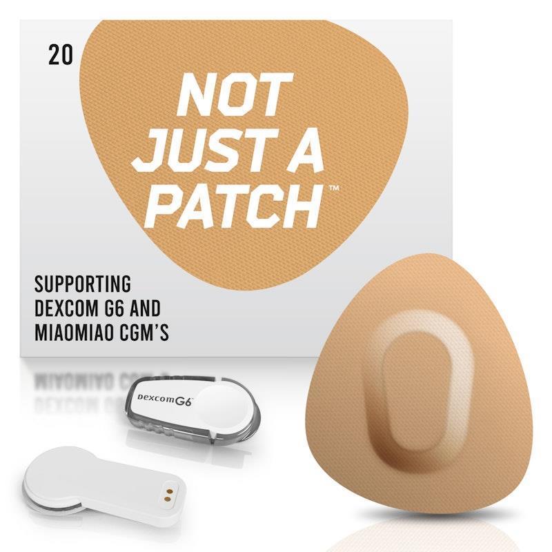 Load image into Gallery viewer, Not Just a Patch Dexcom G6 Patches - Beige 20pk
