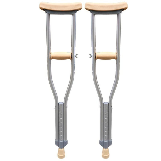 Livingstone Underarm Crutches X-Small Aluminium Adjustable 81-96.5cm 1Pair
