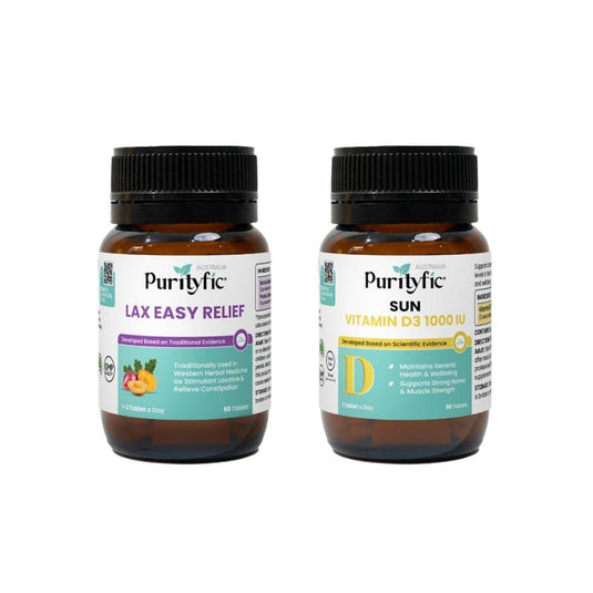 PURITYFIC Digestive & Bone Support (2 Bottles) Bundle