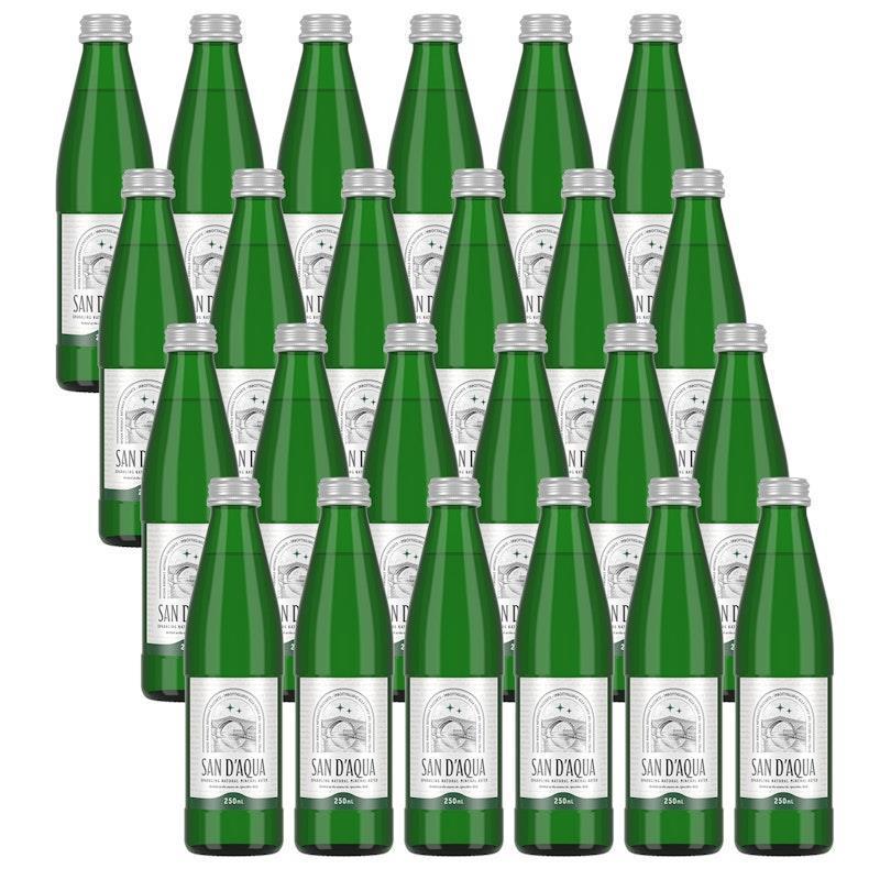Load image into Gallery viewer, San D'Aqua Sparkling Mineral Water 250mL 24Pack
