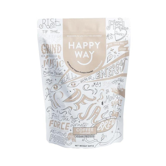 Happy Way Deja Brew Coffee Vegan Protein Powder 500g
