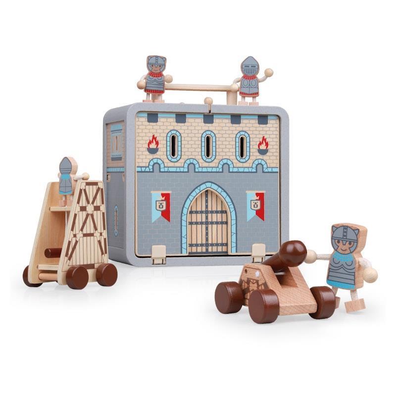 Load image into Gallery viewer, Riababy Wooden Castle Set
