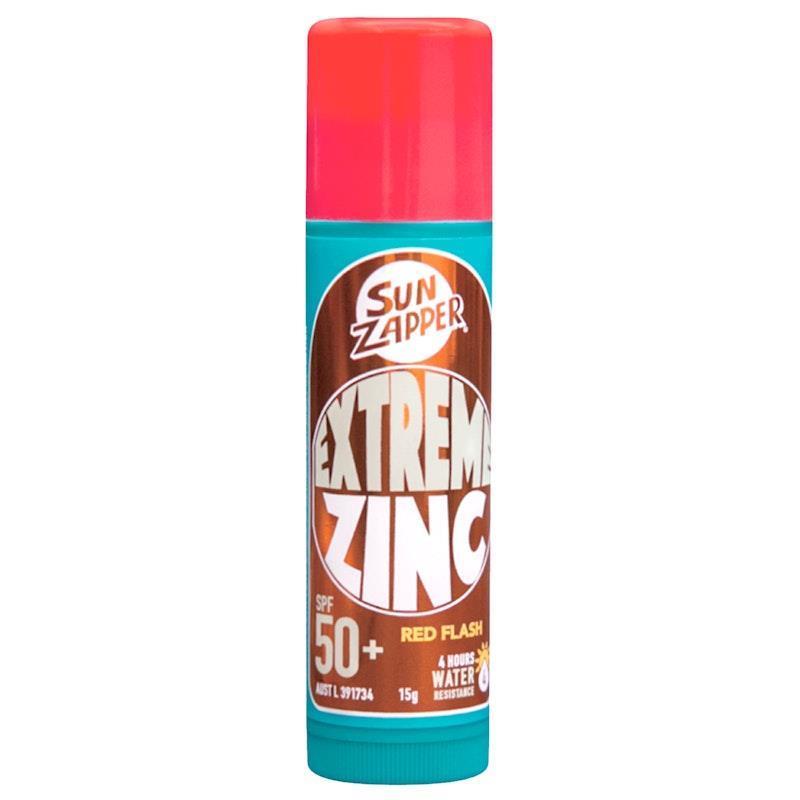 Load image into Gallery viewer, SUN ZAPPER Red Flash Extreme Zinc Stick SPF 50+ 15g
