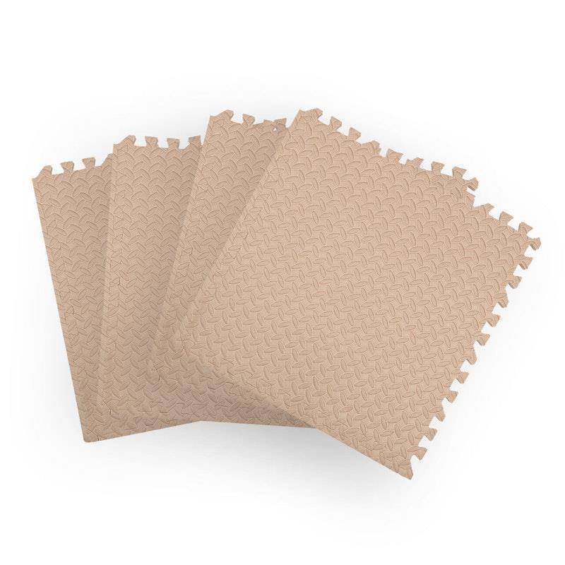 Load image into Gallery viewer, BoPeep EVA Foam Kids Play Mat Floor Baby Crawling Interlocking Waterproof Beige 4Pack
