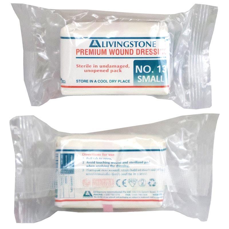 Load image into Gallery viewer, Livingstone Premium Wound Dressing Bandage 13 Sterile 9 x 5cm Pad 12 Pieces/Pack
