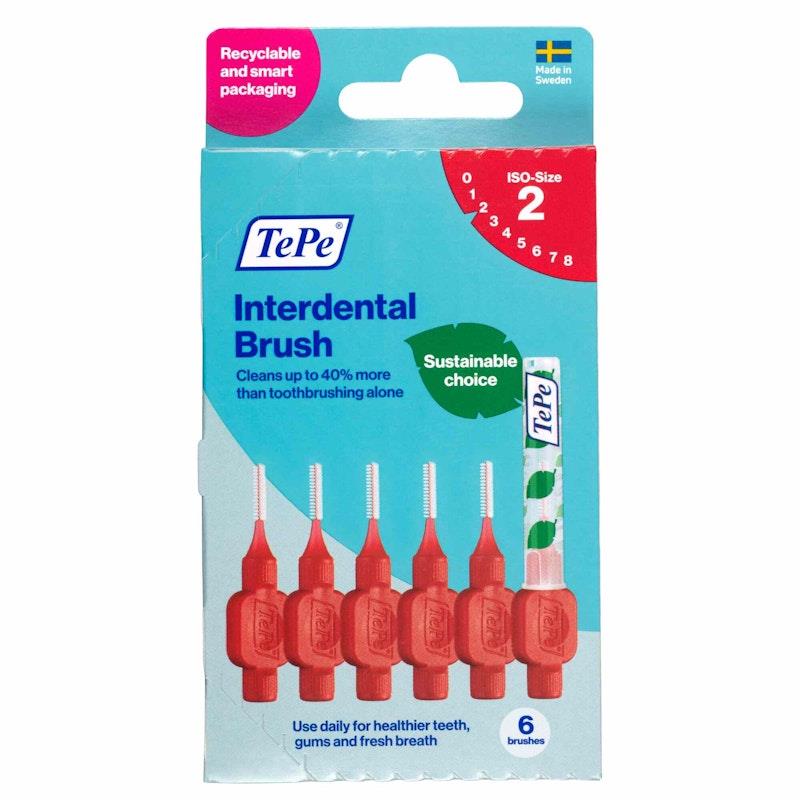Load image into Gallery viewer, TePe Interdental Brushes - Original Red-Size 2

