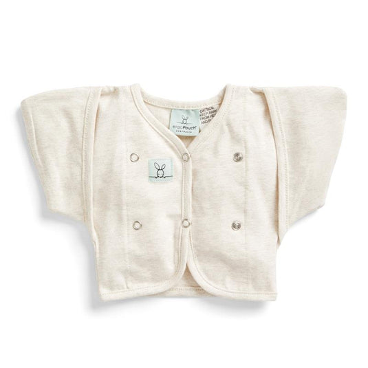 ergoPouch Butterfly Cardi Oatmeal Marle 0-3Months