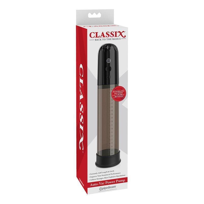Load image into Gallery viewer, Pipedream Classix Auto-Vac Power Pump Black

