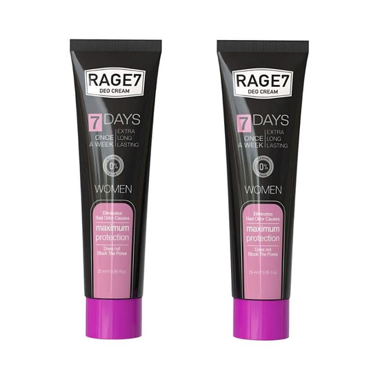 RAGE7 Deo Cream - 25ml Women Duo Pack