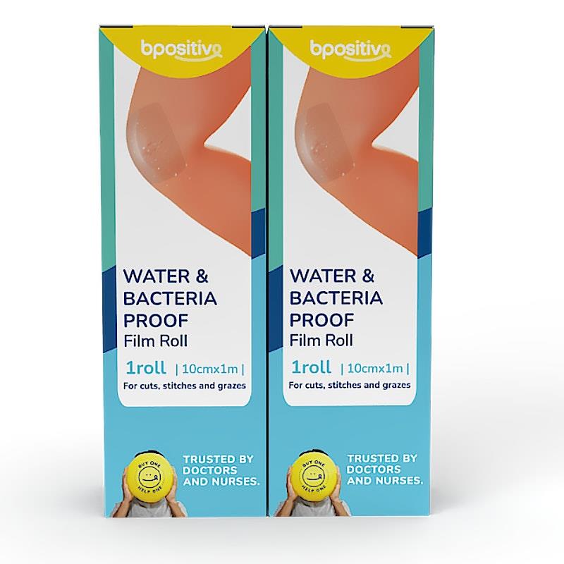 Load image into Gallery viewer, bpositive Water &amp; Bacteria Proof Film Roll 10cmx1m 2Pack
