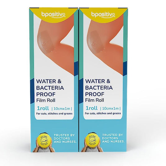 bpositive Water & Bacteria Proof Film Roll 10cmx1m 2Pack