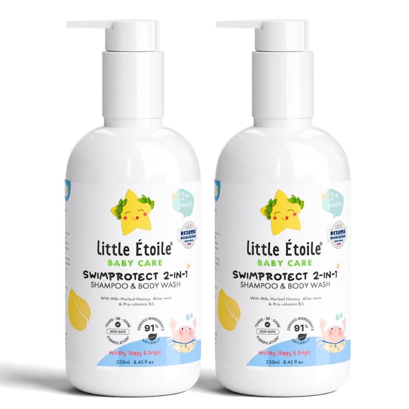 Load image into Gallery viewer, Little Etoile SwimProtect 2-in-1 Shampoo &amp; Body Wash (2+ Years) 2Pack
