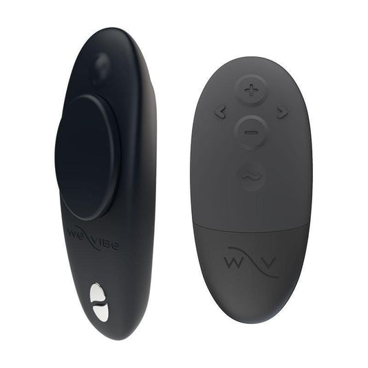 We Vibe Moxie + Black Hands Free Vibrating Stimulator 1Piece