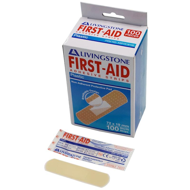 Load image into Gallery viewer, Livingstone Superior Adhesive Plastic Strips 100 Pieces
