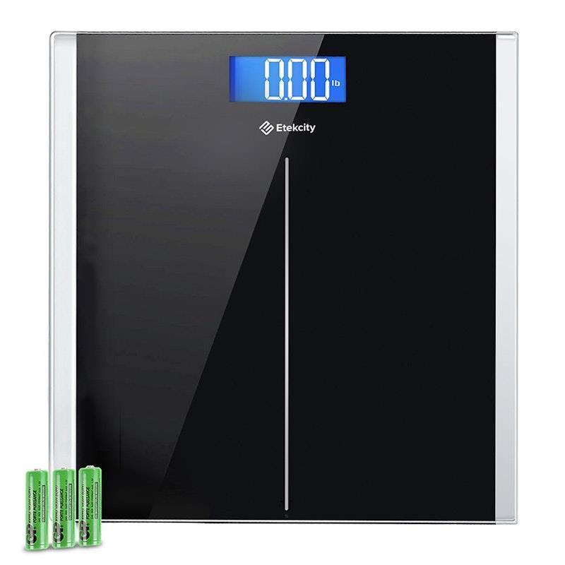 Load image into Gallery viewer, Etekcity Digital Body Weight Bathroom Scale - Black 1pc
