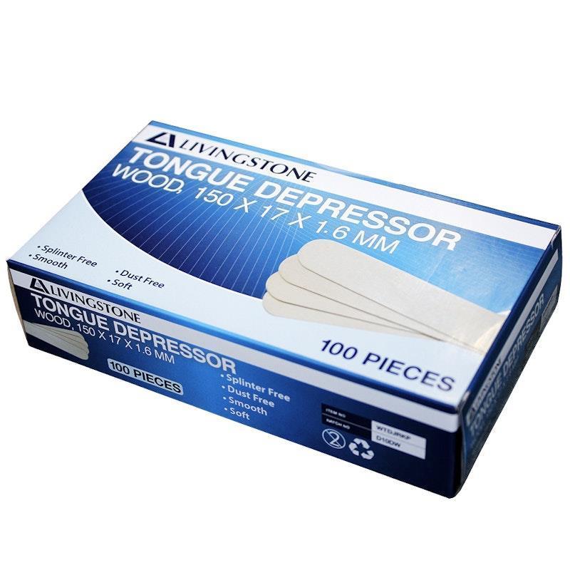 Load image into Gallery viewer, Livingstone Wooden Tongue Depressors Non-Sterile 100 Pieces/Box

