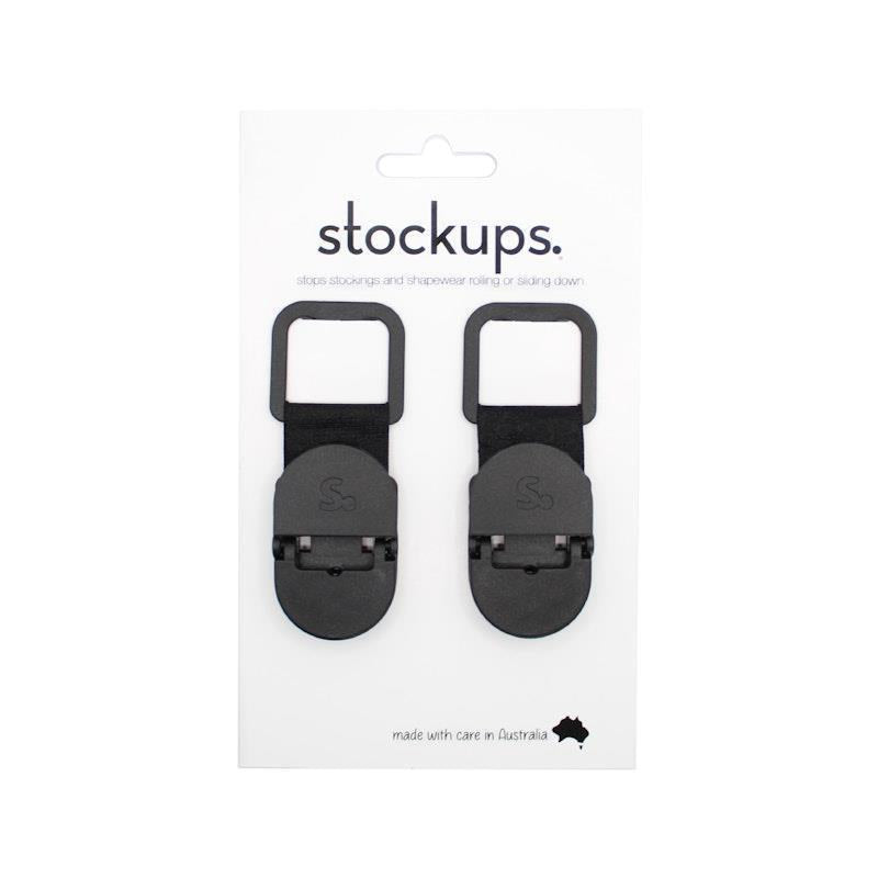 Load image into Gallery viewer, Stockups Non Extendable Fashion Clip Set Black
