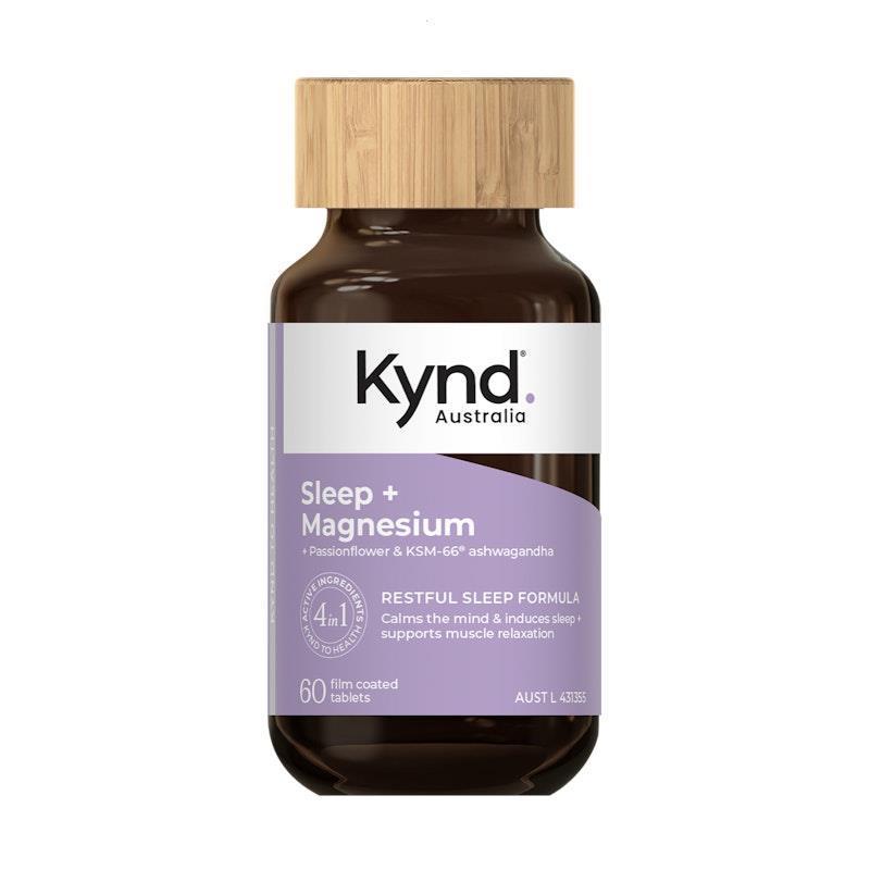 Load image into Gallery viewer, Kynd Sleep + Magnesium 60 Tablets
