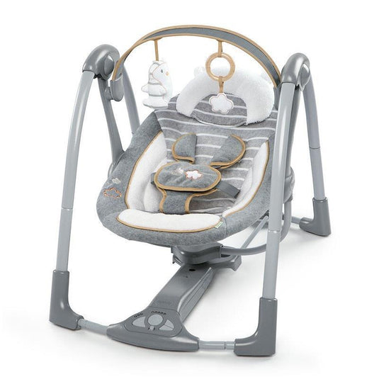 Ingenuity Boutique Collection Swing 'n Go Portable Swing - Bella Teddy 1pc