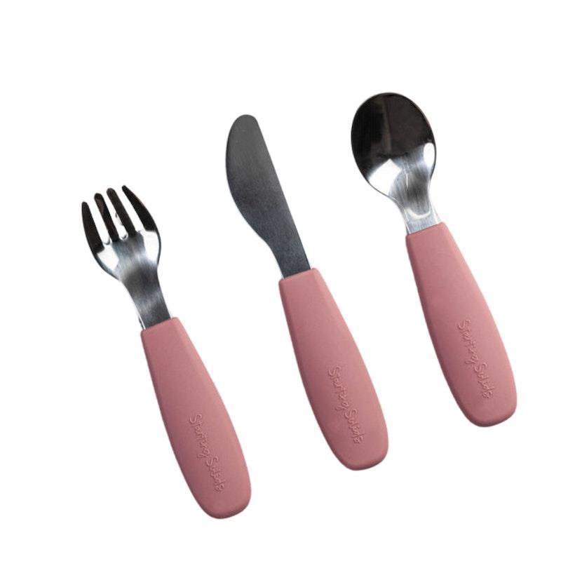 Load image into Gallery viewer, Starting Solids Australia Big Kid Silvie Set Dusty Rose
