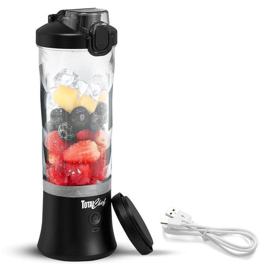Total Chef Portable Blender, 600 ml Black