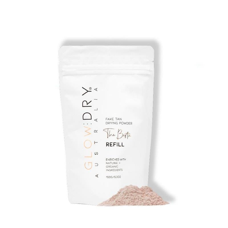Load image into Gallery viewer, GlowDry Fake Tan Drying Powder 'Bestie' eco-REFILL 150g
