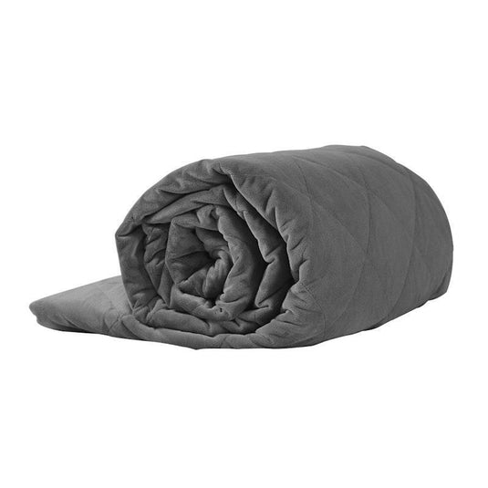 DreamZ 9KG Weighted Blanket (202x151cm) - Grey 1Piece
