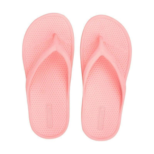 Archline Orthotic Foam Thongs Arch Support Flip Flops Orthopedic Rebound - Pink Euro Size 39