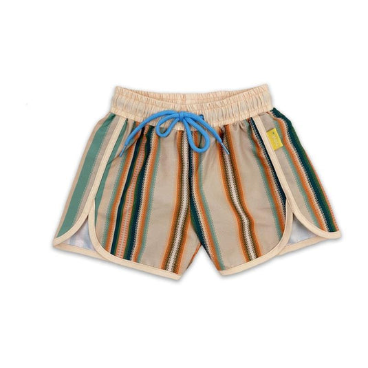 tyoub 70's Style Swim Shorts Serape Stripe 8years
