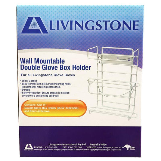 Livingstone Double Gloves Box Holder Dispenser 1unit