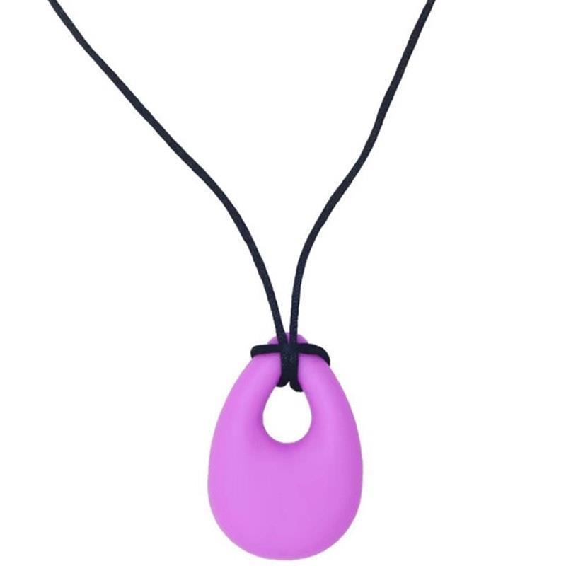 Load image into Gallery viewer, Sensory Safari Sensory Necklace Tear Drop Purple
