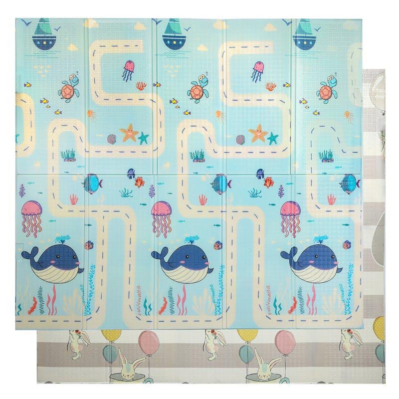 Load image into Gallery viewer, BoPeep Kids Play Mat Baby Crawling Pad Floor Foldable XPE Foam Non-slip Star
