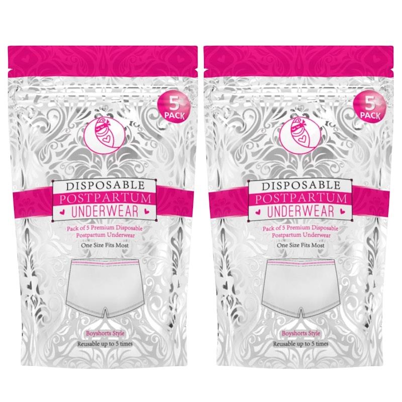 Load image into Gallery viewer, Ninja Mama Postpartum Underwear Bundle - Twin Pack (2 X 5 Pairs)
