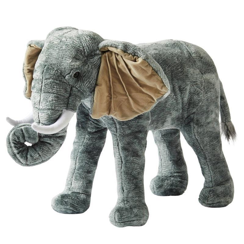 Load image into Gallery viewer, Jiggle &amp; Giggle Large Standing Soft Plush Toy Elephant
