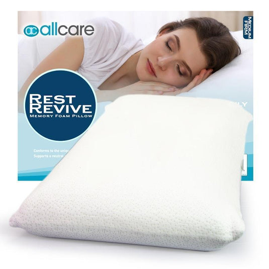 AllCare Rest & Revive Memory Foam Pillow Firm Medium