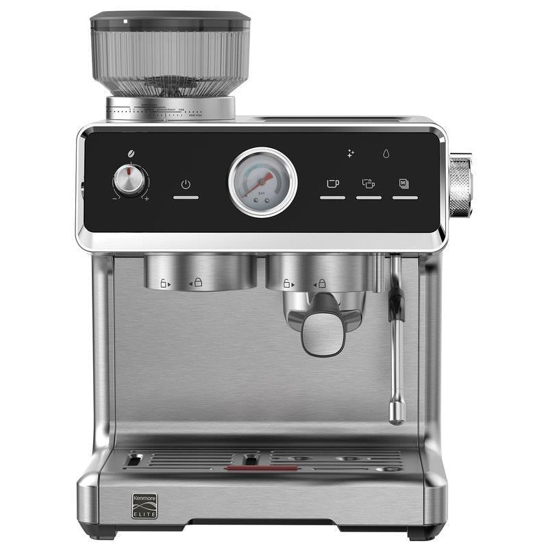 Load image into Gallery viewer, Kenmore Elite Auto-Tamping Espresso Machine With Grinder | Semi-Automatic Coffee Maker 1Unit
