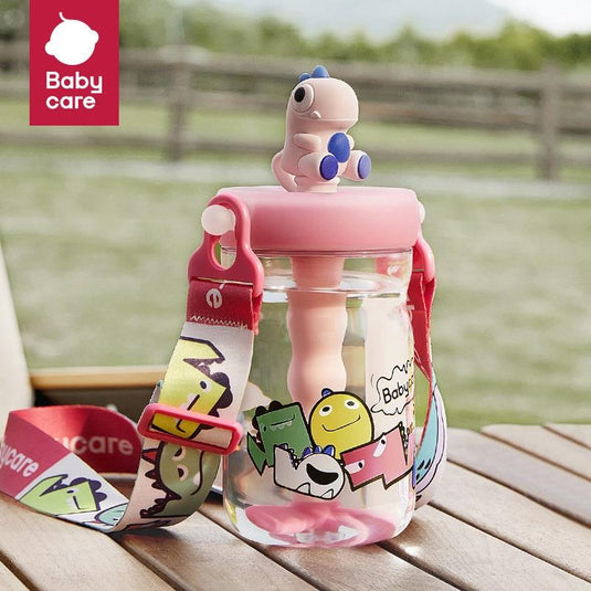 Bc Babycare T-REX TOBY Water Straw Cup Pink