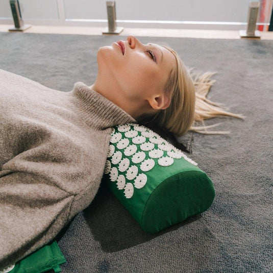Fandcy Acupressure Mat and Pillow Set with Bag 1Pack
