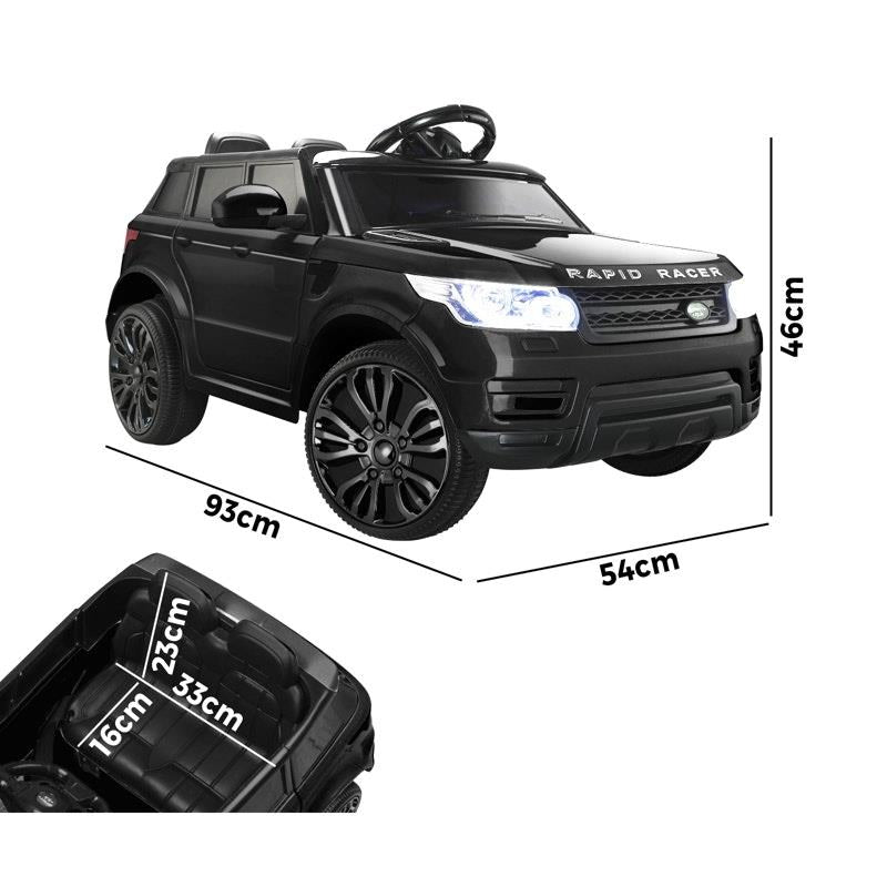 Load image into Gallery viewer, Mazam Ride On Car Electric Vehicle Toy Remote Car MP3 LED light 12V Black
