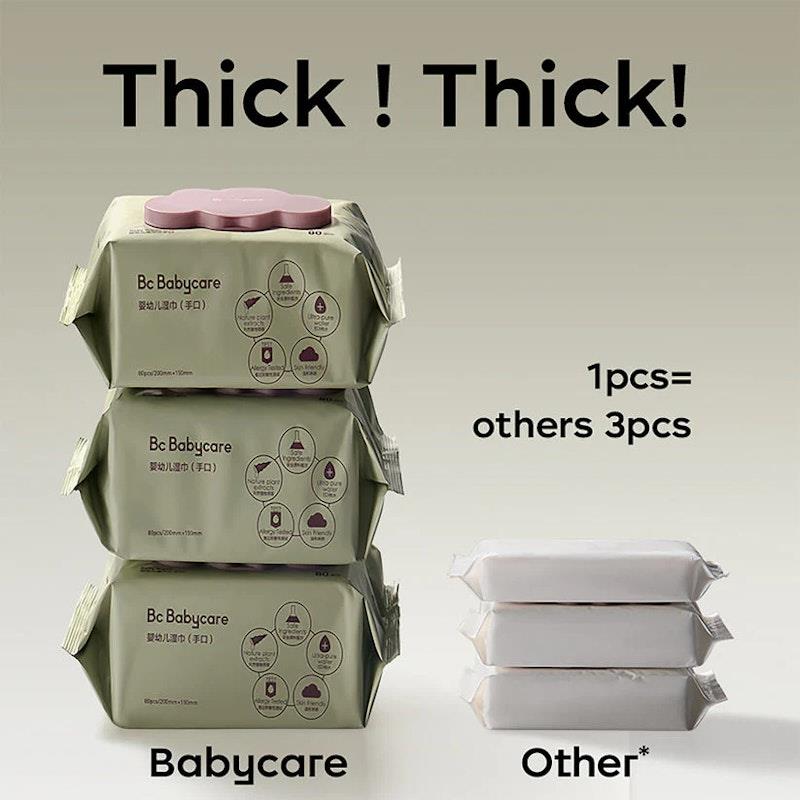 Load image into Gallery viewer, Bc Babycare Cloud Baby Wipes 80 sheets 12 Pack
