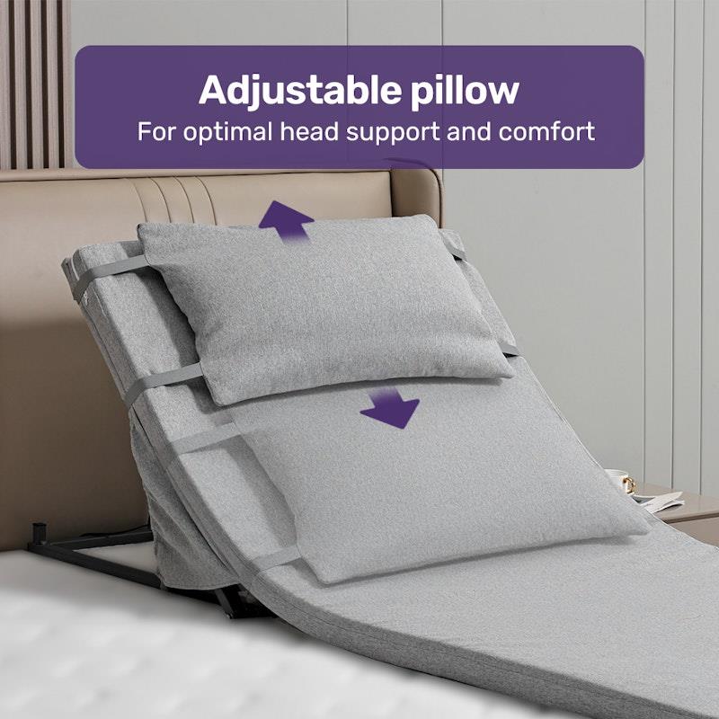 Load image into Gallery viewer, Equipmed Electric Adjustable Bed Backrest Full Length Grey
