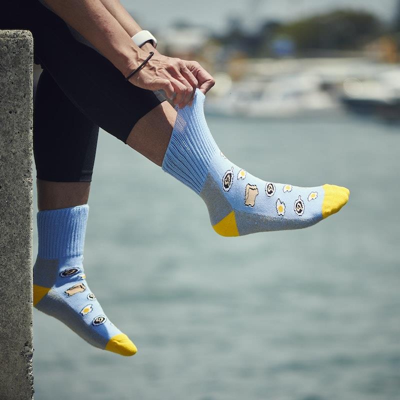 Load image into Gallery viewer, Glucology Copper based Socks 2 Pairs Large/ Eggs
