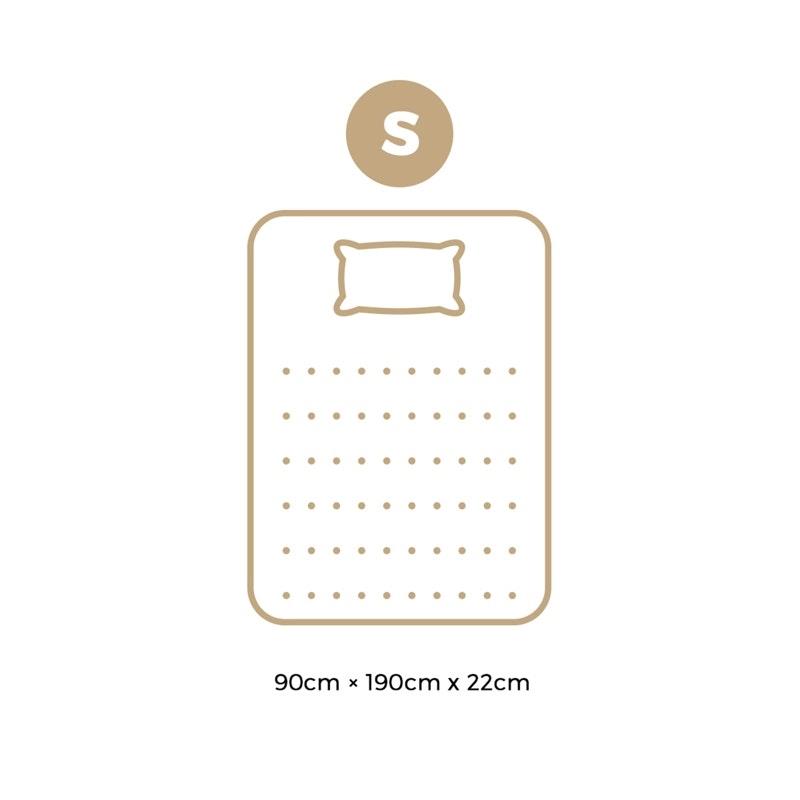 Load image into Gallery viewer, Bedra Bedding Mattress Bed Mattress 3D Mesh Fabric Firm Foam Spring 22cm 7-Zone Single
