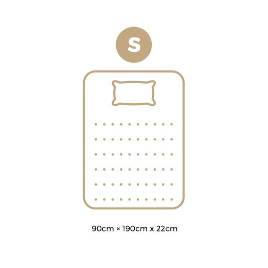 Bedra Bedding Mattress Bed Mattress 3D Mesh Fabric Firm Foam Spring 22cm 7-Zone Single